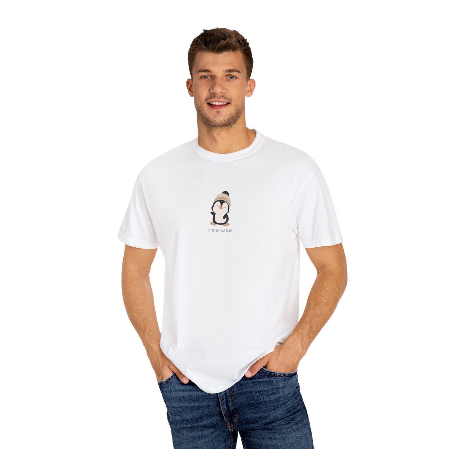 Winter Penguin Unisex T-shirt - Cozy and Cute Penguin Design by Nature