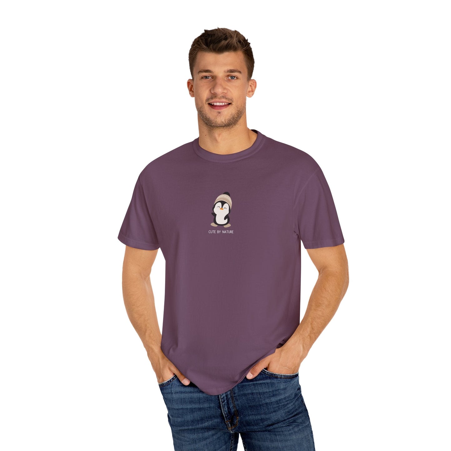 Winter Penguin Unisex T-shirt - Cozy and Cute Penguin Design by Nature