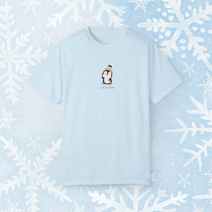 Winter Penguin Unisex T-shirt - Cozy and Cute Penguin Design by Nature