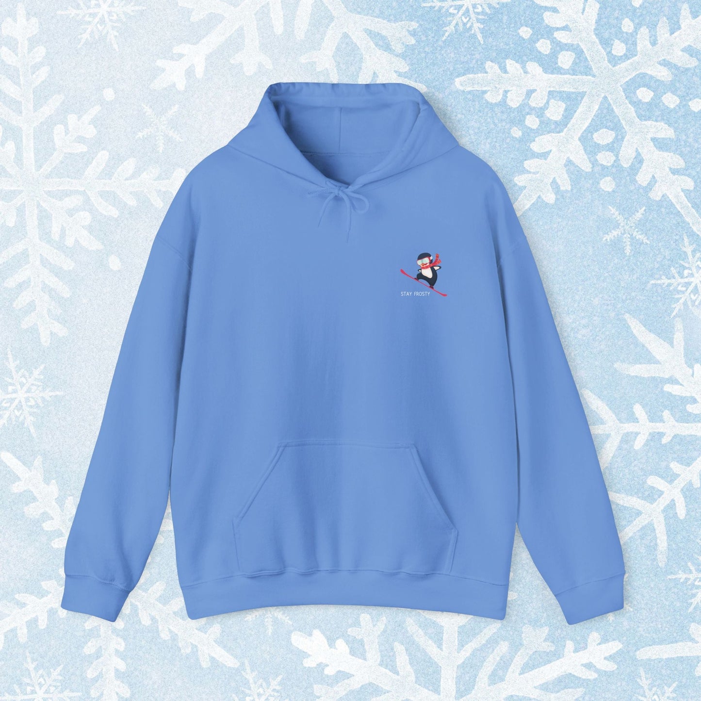 Snowboarding Penguin Hoodie - Stay Frosty Unisex Winter Coolness Hood