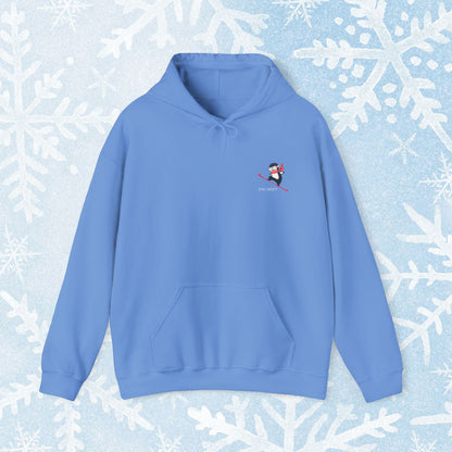 Snowboarding Penguin Hoodie - Stay Frosty Unisex Winter Coolness Hood