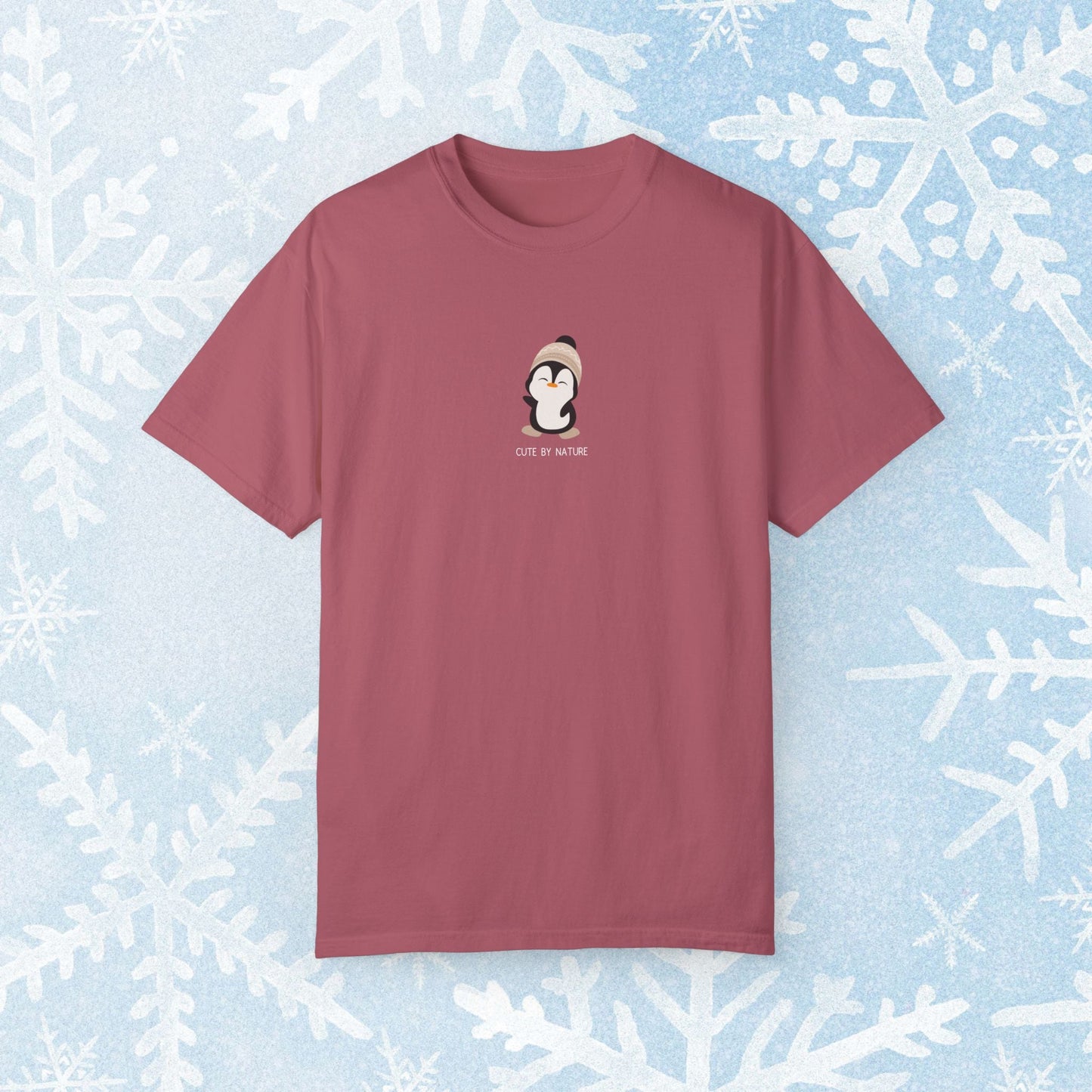 Winter Penguin Unisex T-shirt - Cozy and Cute Penguin Design by Nature