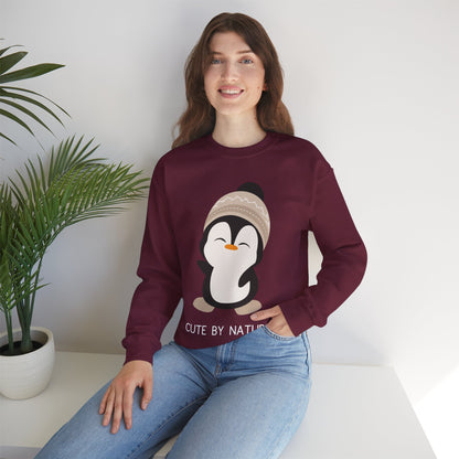 Cute Penguin Sweatshirt - Unisex Heavy Blend™ Crewneck