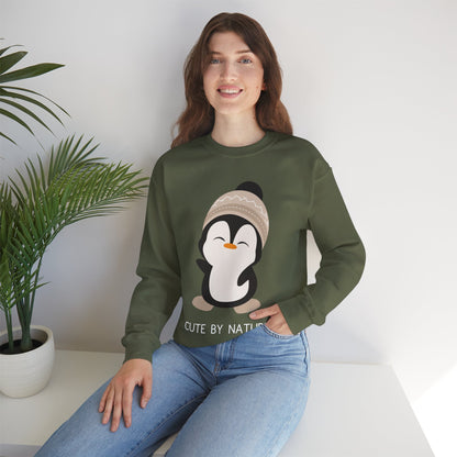 Cute Penguin Sweatshirt - Unisex Heavy Blend™ Crewneck