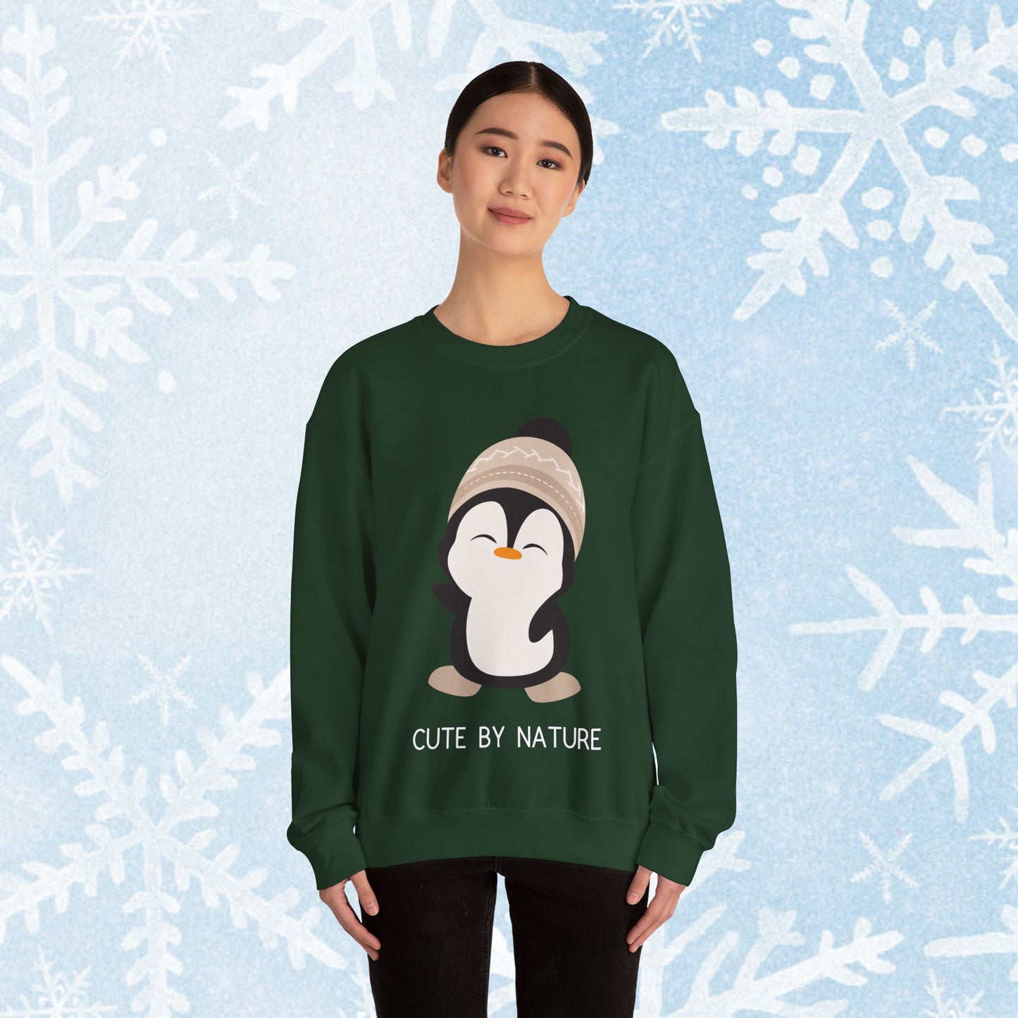 Cute Penguin Sweatshirt - Unisex Heavy Blend™ Crewneck