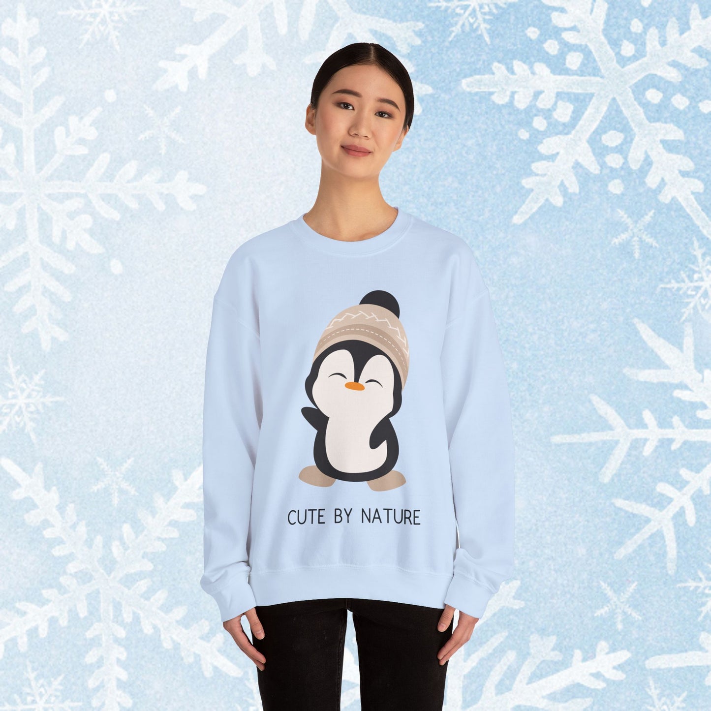 Cute Penguin Sweatshirt - Unisex Heavy Blend™ Crewneck