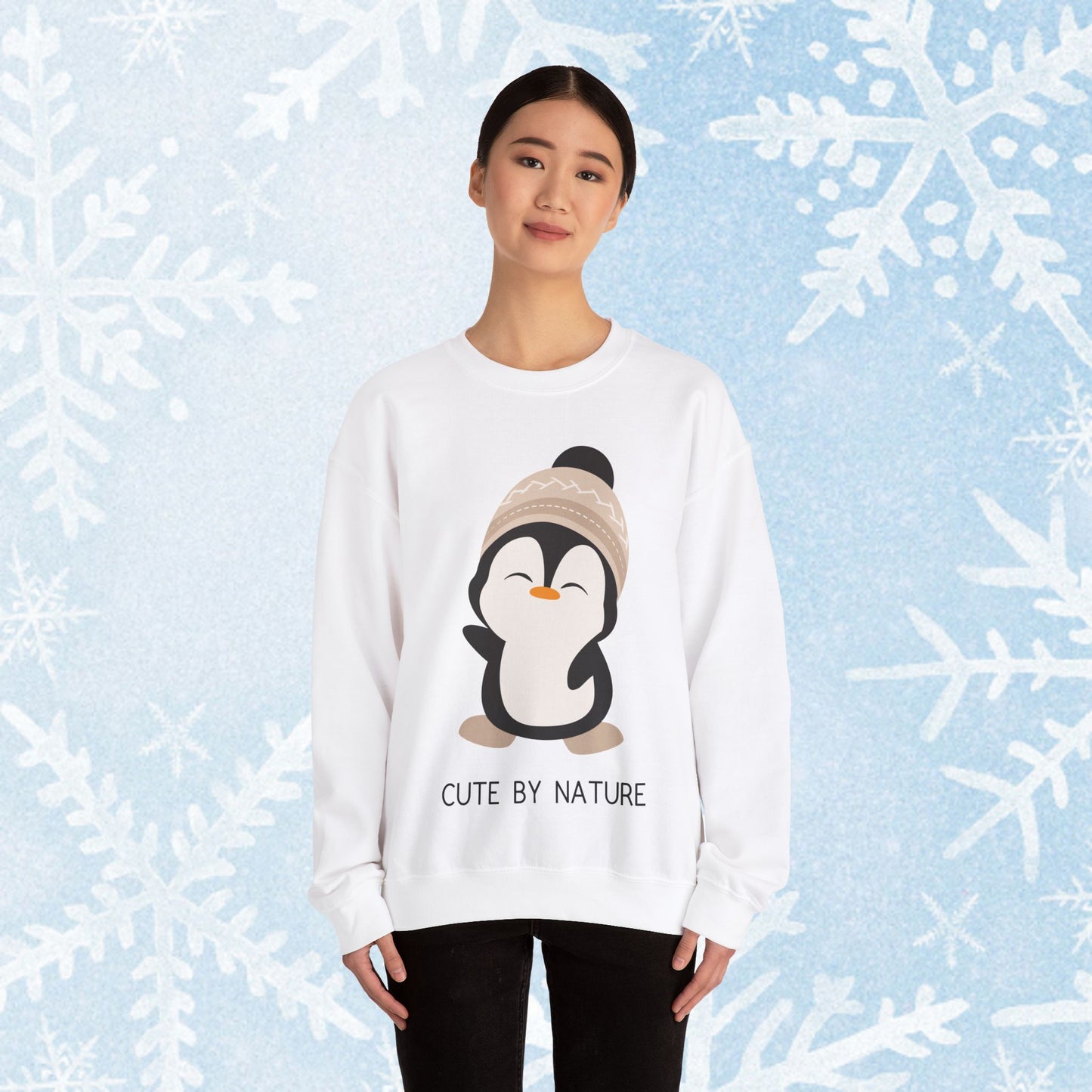 Cute Penguin Sweatshirt - Unisex Heavy Blend™ Crewneck