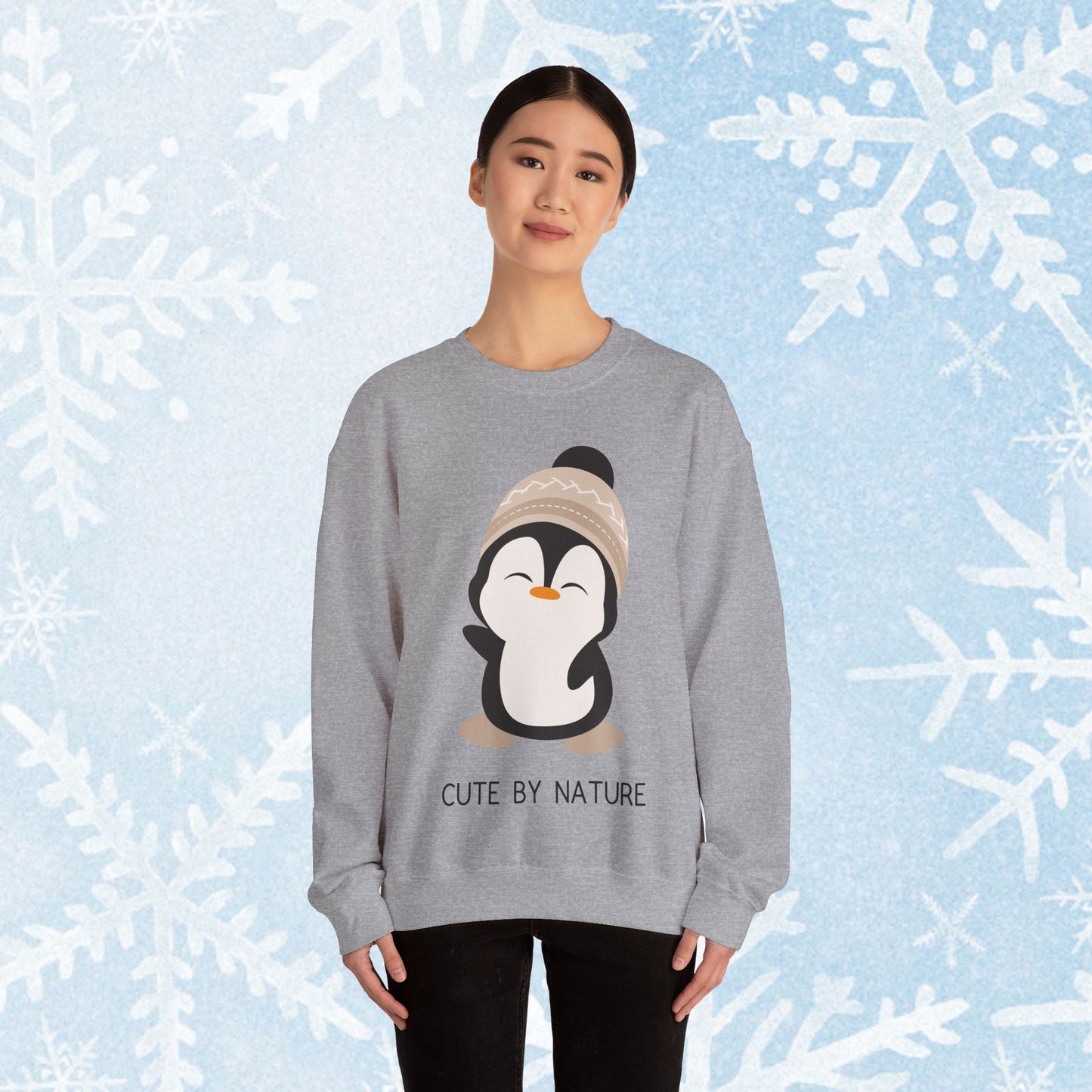 Cute Penguin Sweatshirt - Unisex Heavy Blend™ Crewneck