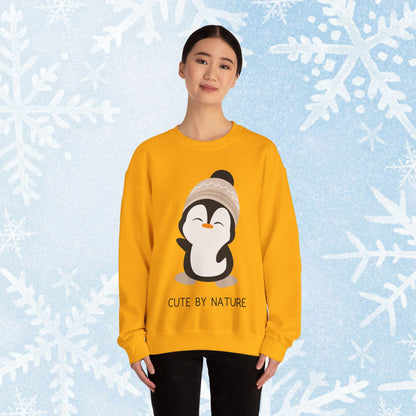 Cute Penguin Sweatshirt - Unisex Heavy Blend™ Crewneck