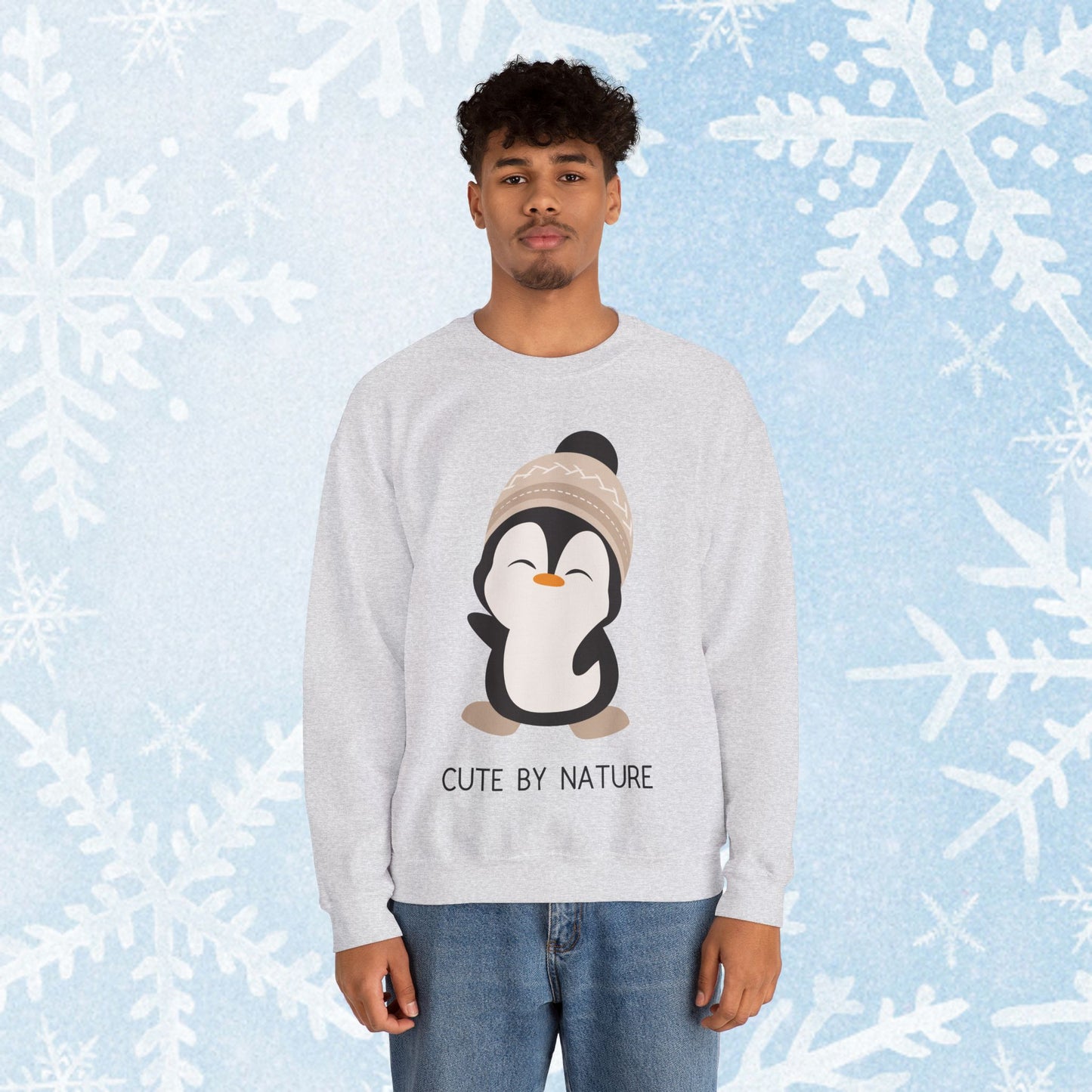 Cute Penguin Sweatshirt - Unisex Heavy Blend™ Crewneck