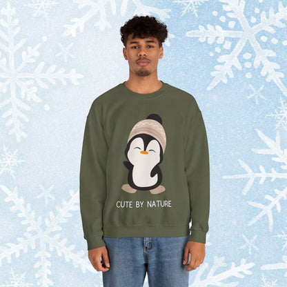 Cute Penguin Sweatshirt - Unisex Heavy Blend™ Crewneck