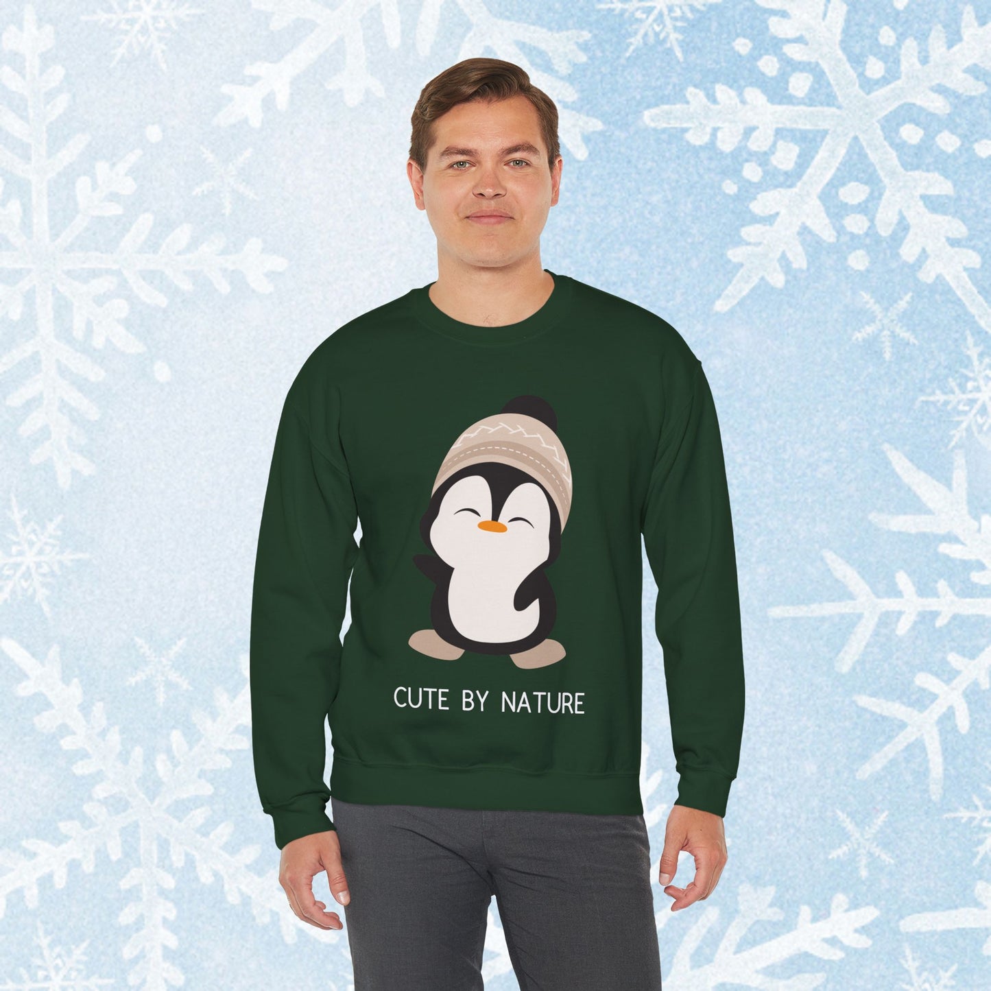 Cute Penguin Sweatshirt - Unisex Heavy Blend™ Crewneck