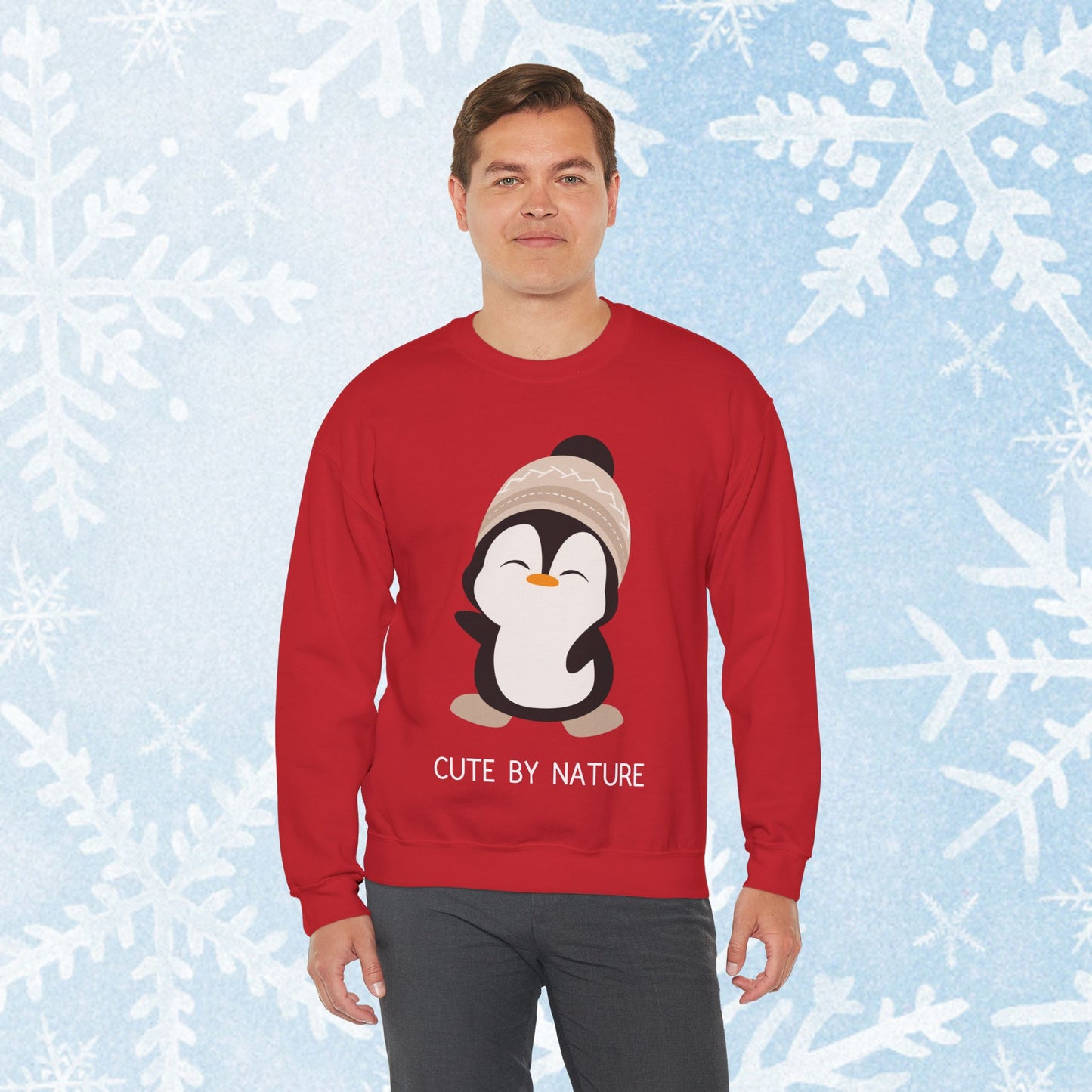 Cute Penguin Sweatshirt - Unisex Heavy Blend™ Crewneck