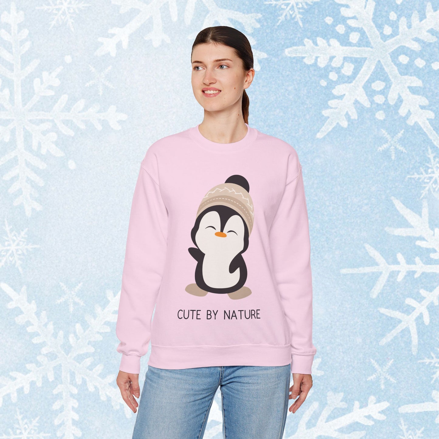 Cute Penguin Sweatshirt - Unisex Heavy Blend™ Crewneck