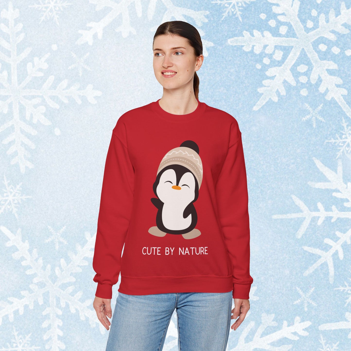 Cute Penguin Sweatshirt - Unisex Heavy Blend™ Crewneck