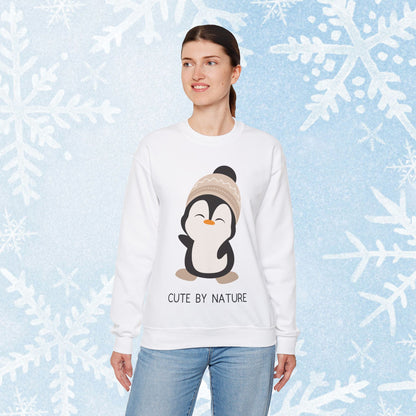 Cute Penguin Sweatshirt - Unisex Heavy Blend™ Crewneck