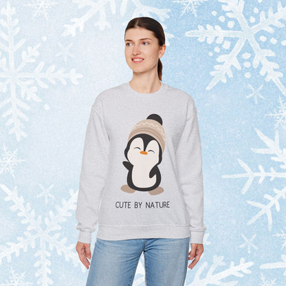 Cute Penguin Sweatshirt - Unisex Heavy Blend™ Crewneck