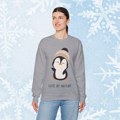 Cute Penguin Sweatshirt - Unisex Heavy Blend™ Crewneck