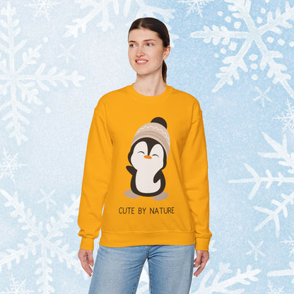 Cute Penguin Sweatshirt - Unisex Heavy Blend™ Crewneck