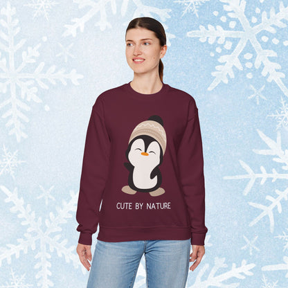 Cute Penguin Sweatshirt - Unisex Heavy Blend™ Crewneck